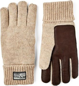 Hestra Raggwool Deer Handschuhe f&uuml;r Herren | beige