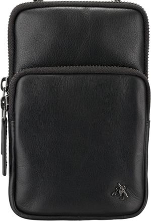 Visconti Sling Bags Collection Small Leather Cross Body Bag S5 Black