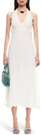 Lioness Stars Align Halter Midi Dress in Cream at Nordstrom Rack, Size X-Large