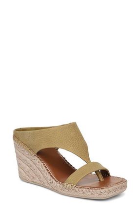 Franco Sarto Farren Espadrille Platform Wedge Sandal in Fern Green at Nordstrom, Size 9.5