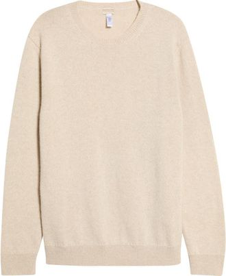 Massimo Alba Ares Crewneck Sweater in Pearl Grey at Nordstrom, Size Xx-Large