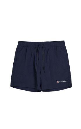 Champion Legacy Icons Beachshorts - Crinkle Taslon Small Script Logo Short, Navy Blue, S Mens SS24, Navy Blue, S