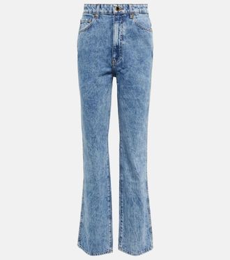 Khaite Danielle high-rise straight jeans