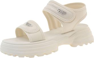 Generic White Women Non-Slip Sandals Round Toe Open Toe Soft Sole Thick Bottom Comfortable Casual Wear