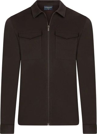 Cavallaro Zeradino Overshirt - Heren - Jassen - Bruin - Maat: S Poliester