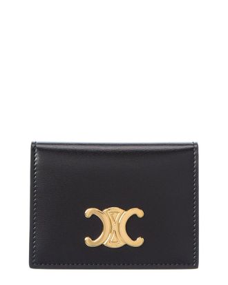 Celine Celine Bifold Leather Card Holder