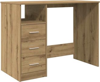 vidaXL Vidaxl Scrivania Rovere Artigianale 102x50x76 Cm In Legno