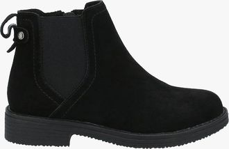 Hush Puppies Womens Hush Puppies MADDY WIDE Womens Leather Chelsea Boots Black - Size: 5