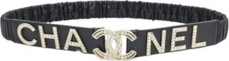 Chanel Pre-owned Belts, female, Black, Size: ONE SIZE Pre-owned Vintage Belt