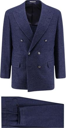 Brunello Cucinelli Abito doppiopetto - - Suits - Uomo - Blu - M