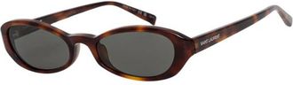 Saint Laurent Sue Zonnebril - Dames - Zonnebrillen - Bruin - 51 MM - Accessoires