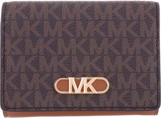 Michael Kors Signature Logo Parker Medium Tri-Fold Wallet
