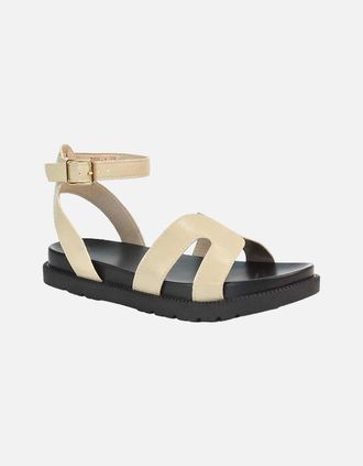 XY London Womens XY London Womens/Ladies Angie Strappy Flatform Sandals - Pink - Size: 7