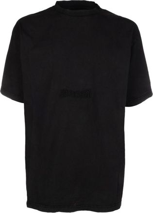 Balenciaga Black Logo Crew Neck T-Shirt