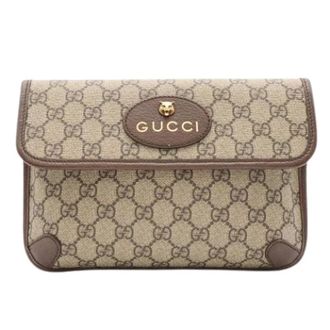 Gucci Pre-owned Fanny Pack Sling Bag - Dames - Pre-owned - Beige - Maat: ONE Size Leer
