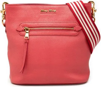 Miu Miu Pre-owned Miu Miu Goatskin Madras Crossbody Ladies SIX4HHTD2Q0O1L6O