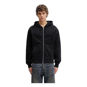 Our Legacy Rascal Hood - Heren - Vesten met rits - Zwart - L - Katoen - Hoodies & sweatvesten