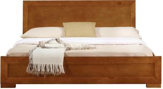 Camden Isle Trent Wooden Platform Bed in Oak, Queen/ Oak