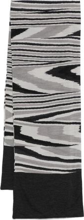 Missoni Sciarpa a righe anni 2000 - Grigio