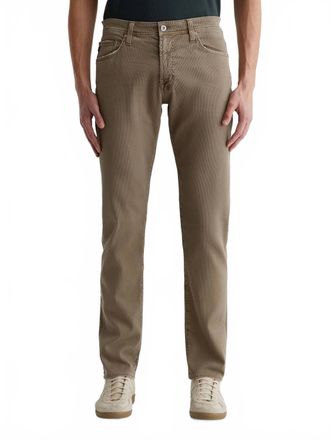 AG - Adriano Goldschmied Tellis Bedford Corduroy Pant In 5 Years Sulfur Industrial Taupe