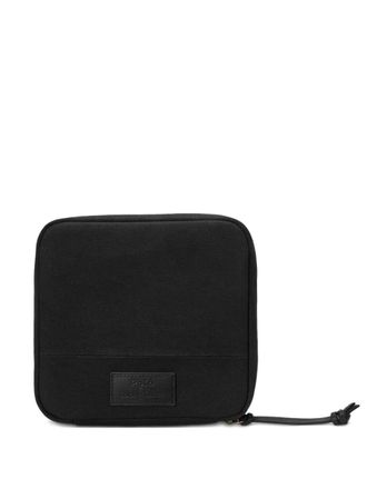 Polo Ralph Lauren zip cotton clutch bag - Black