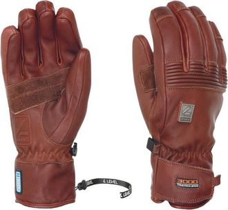 Level Icon Handschuhe f&uuml;r Herren | braun