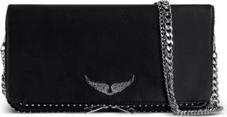 Zadig&Voltaire Borsa Rock in pelle con borchie - - Bags - Donna - Nero - ONE SIZE