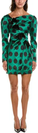 Saloni Saloni Kelly Silk Mini Dress