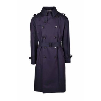 Aquascutum Cotton Men Trench Mens Coat