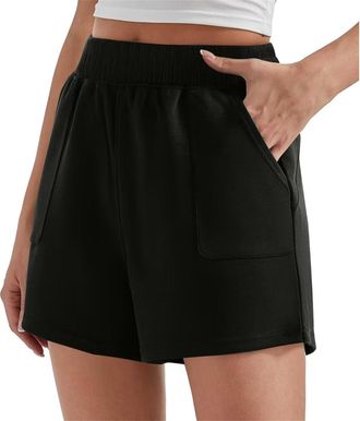 Generic Womens Korean Style Summer Athletic Shorts - High Waist Loose Fit Slimming Sportswear for Running, Yoga & Casual Wear - Breathable Quick-Dry Versatile