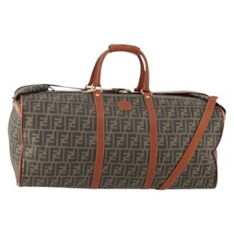 Fendi Pre-owned Weekend Bags, female, Brown, Size: ONE SIZE Pre-owned Boston Bag