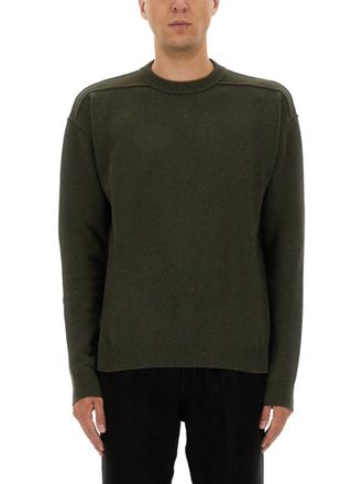 Rick Owens Dark Green Solid Sweaters