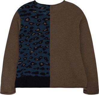 Undercover Maglione con effetto jacquard - Marrone