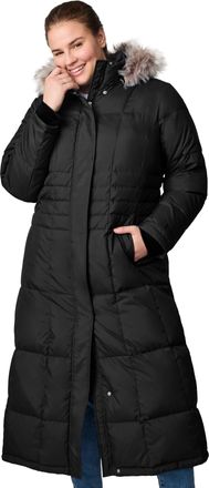 Free Country Womens Plus Size Full Length Splendor Down Jacket