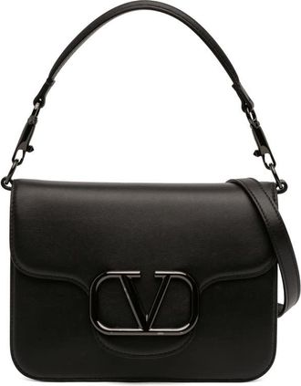 Valentino Pre-owned Valentino Calfskin Logo Flap Satchel Ladies NVXL8UM5MF6KVM22