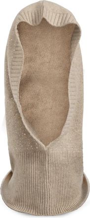 Max Mara Cashmere Capuchon - Dames - Hoeden - Beige - ONE Size - Kasjmier - Accessoires
