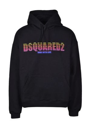 Dsquared2 Cotton Hoodie - Black