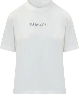 Versace Donna, Top, Bianco, L, new