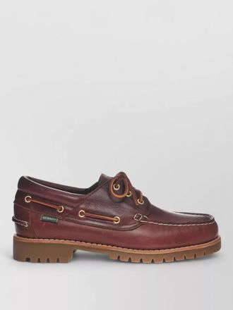 Sebago leather boat shoes