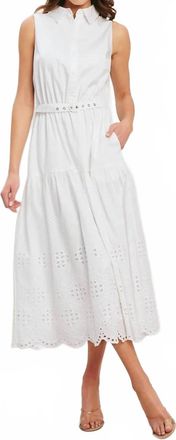 Flying Tomato Priscilla Dress In White