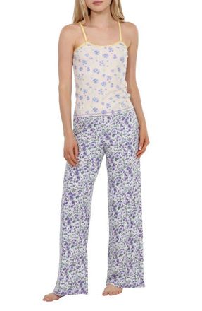 Honeydew Intimates Cuddle Crew Floral Pajamas in Renewal Mix Floral at Nordstrom, Size Medium