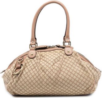 Gucci Pre-owned Gucci Diamante Canvas Sukey Satchel Ladies 07WXUF384ZEGOTLT