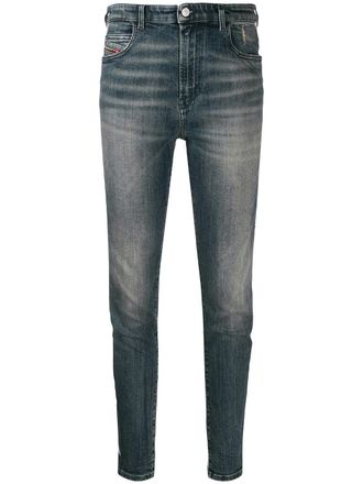 Diesel Jeans met vervaagd effect - Blauw