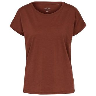Stoic Merino155 LaholmSt. Loose Shirt Merinoshirt f&uuml;r Damen | rot
