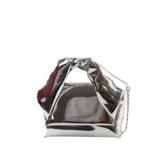 J.W.Anderson Pre-owned Handbags, female, Gray, Size: ONE SIZE Pre-owned Crossbody Twister