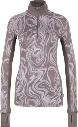 Stoic Merino225 StensundSt. Half Zip Merinoshirt für Damen | grau