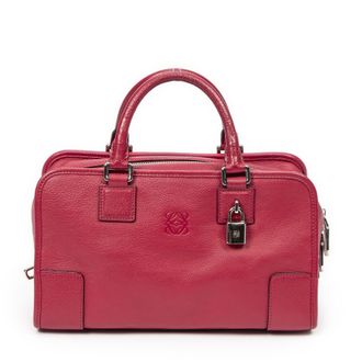 Loewe Pre-owned Womens Amazona 28 Handbag - Pink - One Size