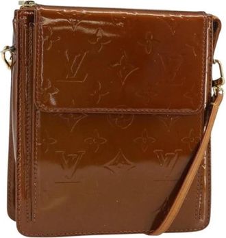 Louis Vuitton Pre-owned Vintage Crossbody Tas - Dames - Vintage Schoudertas - Bruin - ONE Size - Leer - Vintage