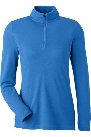 Devon & Jones Womens New Classics Performance Quarter-Zip Pullover