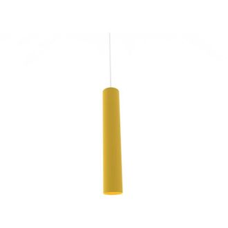 Lumicom Rond Sospensione, 1X GU10, max 33W, metallo, giallo, H.30cm - Lumicom